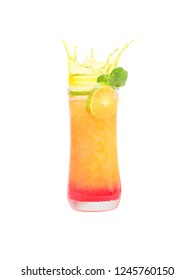 Fruit Punch Mocktail Water Splash