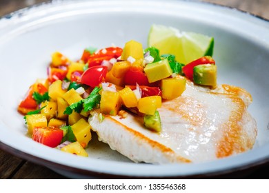 Fruit Salsa Chicken Breast