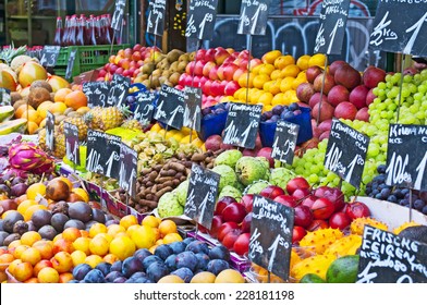 Fruit Stall In Market