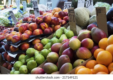 Fruit Stand In New York City