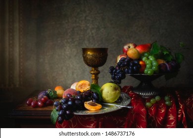 Fruit Still Life In Baroque Style