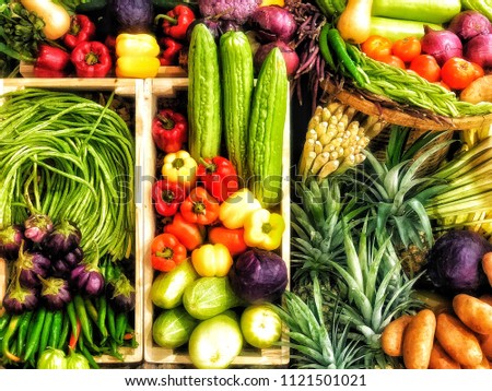 Fruit and Vegetable Background