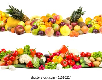 Fruit and vegetable selections