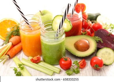 Fruit And Vegetable Smoothie,juice