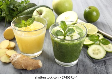 fruit and vegetables smoothie