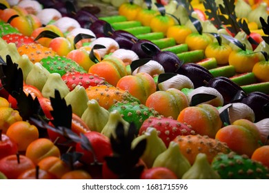 Fruits Made Of Almond Paste