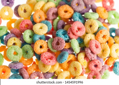 Fruity Cereal Close Details Stock Photo 1454591996 