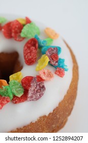 Fruity Pebbles Donut