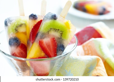 Fruity popsicle sticks
