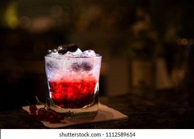 Fruity Refreshing Bramble Cocktail 