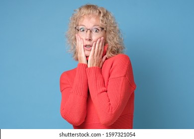 Frustrated Forgetful Senior Woman Looking Camera Stock Photo 1597321054 ...