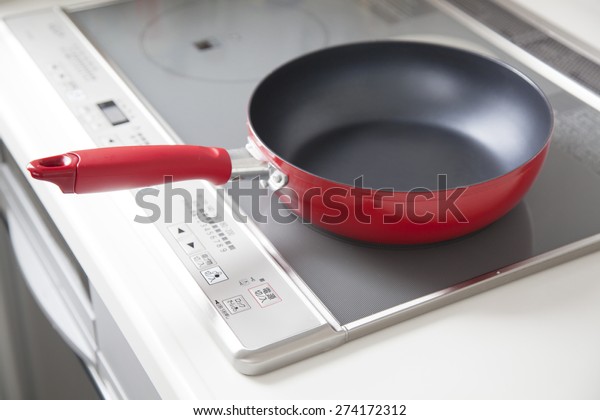 Frying Pan Induction Cooktop Stock Photo Edit Now 274172312