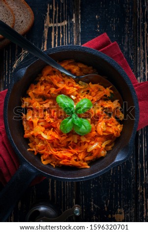 Similar – carrot noodles Noodles