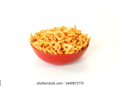 Fryums wheels masala snacks in bowl