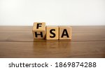 FSA or HSA symbol. Turned a cube and changed the word 
