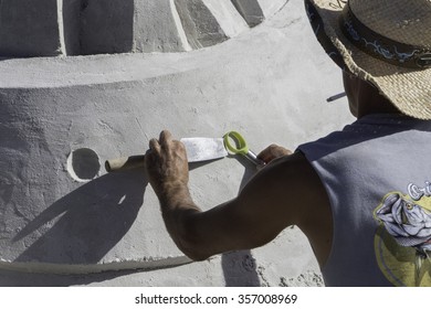 FT MYERS BEACH, FLORIDA - NOVEMBER 28, 2015: 2015 American Sand Sculpting Championship Held November 20 - 29, 2015 At The Wyndham Garden, Ft. Myers Beach, Florida.