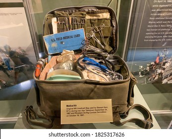 Ft. Pierce,FL/USA-9/17/20: A Medical Kit Used By The United States Navy Seals In Battle.