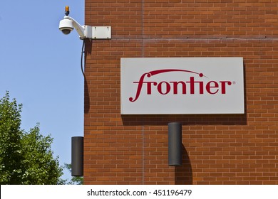 Ft. Wayne, IN - Circa July 2016: Frontier Communications Signage On A Downtown Central Office III