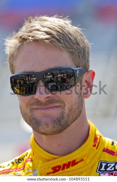 Ft WORTH, TX - JUN 08:  Ryan\
Hunter-Reay (28) prepares to qualify for the Firestone 550 race at\
the Texas Motor Speedway in Fort Worth, TX on June 08,\
2012.