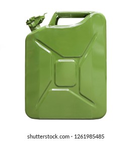Fuel container jerrycan.Canister for gasoline, diesel gas.Fire resistant storage tank.