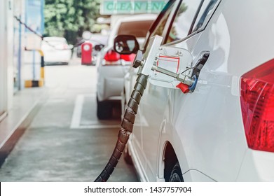 Fuel Up The Natural Gas Vehicle (NGV) At The Station.