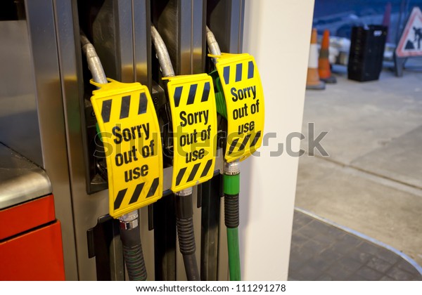 Fuel Pump Out Order Sign On Stock Photo (Edit Now) 111291278