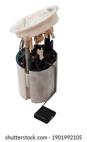 The Fuel Pump For Replacement When Repairing A Car - Injection Pump With A Fuel Level Sensor When Undergoing Scheduled Maintenance. A Spare Part For Sale On Auto Parsing Or For A Catalog.