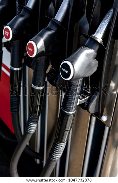 Fuel pumps (Diesel) at Gas\
station