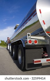 Fuel Tanker On The Road