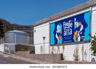 Fuentealta, Vilaflor, Tenerife, Canary Islands, Spain - April 18, 2021: Pure Spring Mineral Bottled Water Company Aguas De Vilaflor S.A, Part Of The Spanish Consortium Grupo De Las Islas Occidentales