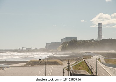 Fukushima Disaster Chimneys In Japan