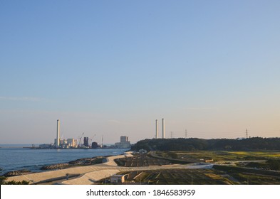 Fukushima Disaster Chimneys In Japan