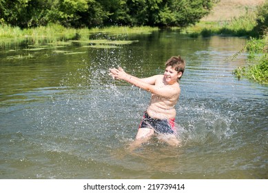 Full 10 Years Boy Swim River Stock Photo 219739414 | Shutterstock