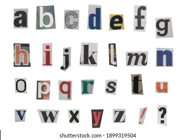 Newspaper Alphabet Images Stock Photos Vectors Shutterstock