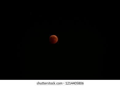 Full Blood Red Moon Deep Black Stock Photo 1214405806 | Shutterstock