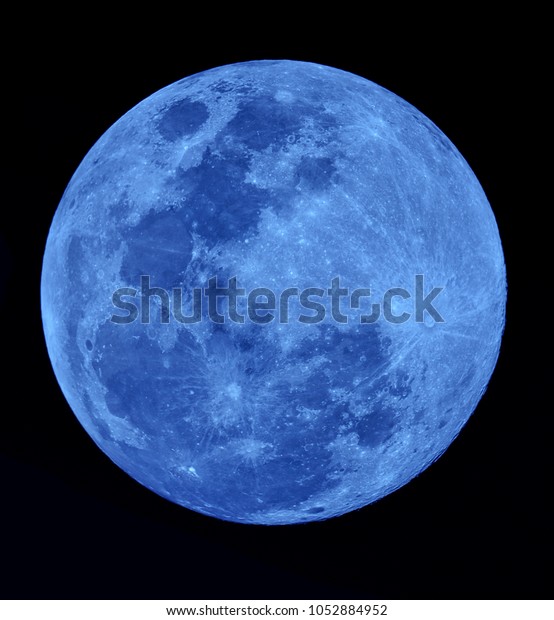 the full blue\
moon.