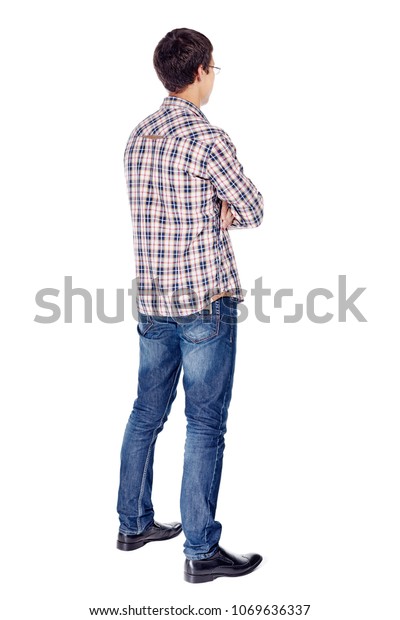 Full Body Half Turn Back View Stock Photo 1069636337 | Shutterstock