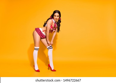 Full Body Profile Photo Naked Lady Foto Stok Shutterstock