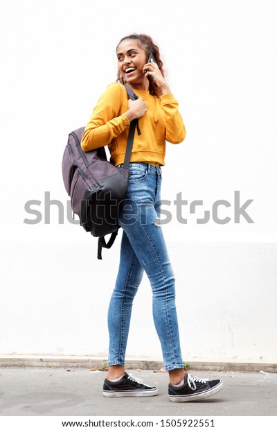 Full Body Side Portrait Beautiful Young Stock Photo (Edit Now) 1505922551