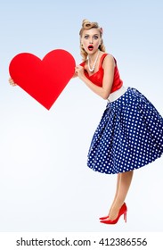 Pin Up Girl Valentines Stock Photos Images Photography Shutterstock