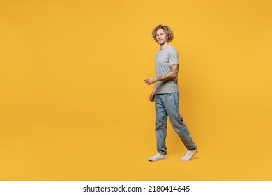Full Body Young Smiling Happy Friendly Stock Photo 2180414645 ...