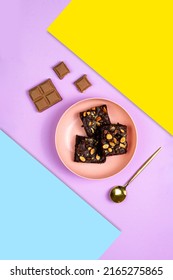 Full Color Minimalist Photography Brownies And Cakes