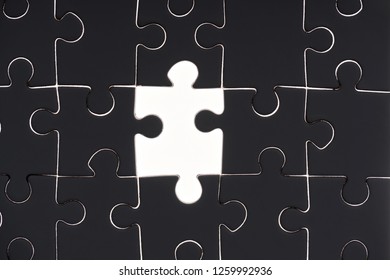 Set Twelve Puzzle Pieces Vector Illustration Stock Vector (Royalty Free ...