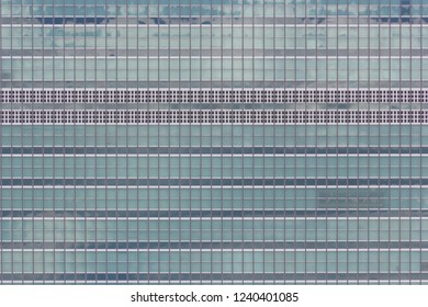 Full frame blue windows