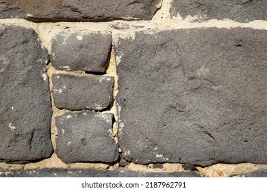 Full Frame Of Bluestone Wall