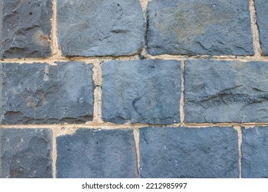 Full Frame Of Bluestone Wall