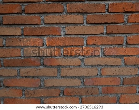 full frame of brick wall background