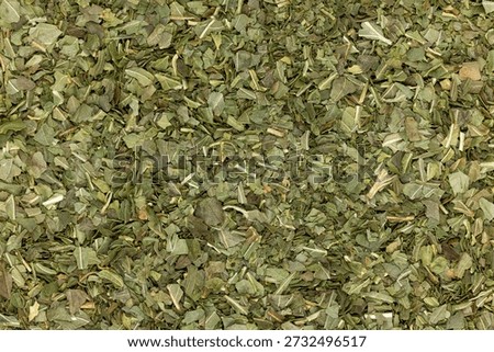 Full frame close up macro shot of dried Oregano herbs