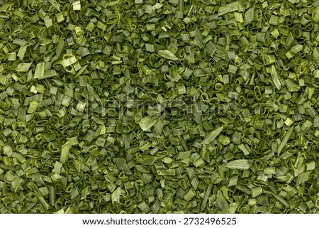 Full frame close up macro shot of dried chives
