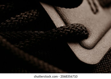 Full Frame Of Shoelace Texture